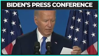 WATCH Bidens Big Boy Press Conference Starts Off With BIG Gaffe [upl. by Joash]