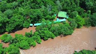 La Garganta del Diablo desapareció por la crecida del río Iguazú [upl. by Marlea290]