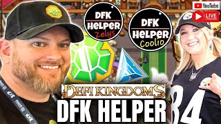 DFK HELPER Epic Defi Kingdoms automation tool to elevate your web3 gaming experience [upl. by Eille]