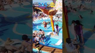 A ton of activities on the pool deck area Wonder of the Seas  8 Days on Worlds Largest Cruise Ship [upl. by Mureil]