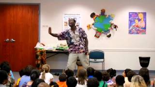 Kofi Dennis entertains at George Mason Regional Library in Annandale VA [upl. by Hillyer]