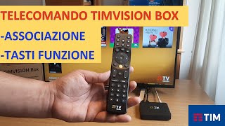 Telecomando TIMVISION Box 2022 Come accoppiarlo al TimvisionBluetoothRisoluzione Problemi Tasti [upl. by Aysa]