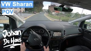 VW Sharan 20 TDI 184 hp POV test drive [upl. by Noy646]