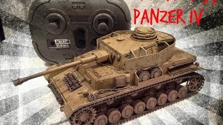 Tamiya 135 Panzer IV RC Tank Reveal amp Test Drive [upl. by Yelserp]