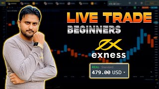 How to trade in exness live  Exness live trading in hindi  Exness trading strategy [upl. by Akimat]