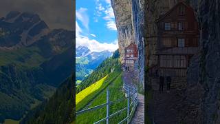 📍AescherberggasthausEbenalp Appenzell Switzerland🇨🇭ebenalp aescherberggasthausswitzerland [upl. by Mandel]