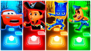 Lightning McQueen🆚Ryder🆚CatBoy🆚Sheriff Labrador Exe Tiles Hop Edm Rush [upl. by Smaoht391]