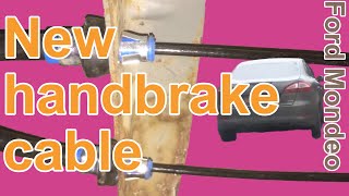 Ford Mondeo 20 Diesel Handbrake Cable Replacement [upl. by Eelyrehc757]