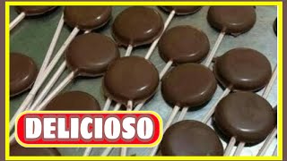 PIRULITO DE CHOCOLATE RÁPIDO FÁCIL E DELICIOSO COM MARCELLA MUNIZ [upl. by Onyx62]