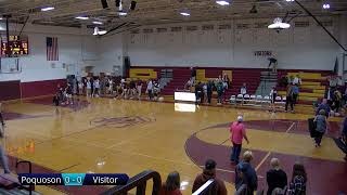 Poquoson Boys Basketball v Jamestown [upl. by Oriana]