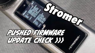 Stromer Omni Pushed Firmware Update Check [upl. by Katy411]