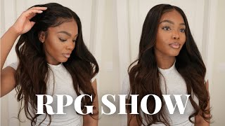 CHOCOLATE BROWN OMBRE GLUELESS WIG  RPGSHOW Wig Install UNSPONSORED [upl. by Rivalee786]