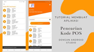 Tutorial Membuat Aplikasi Pencarian Kode POS dengan Android Studio [upl. by Crain]