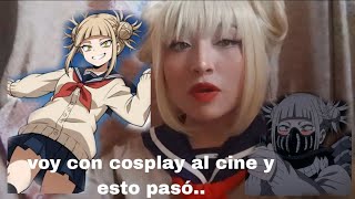 Con cosplay de himikotoga a estreno de la pelicula de bokunohero y esto pasó [upl. by Jarid936]