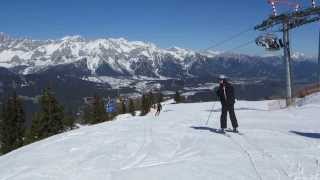 Reiteralm Piste 1 Gasselhöhe Weltcupstrecke bis Talstation Gasselhöhebahn II [upl. by Harris587]