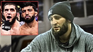 quotI TRAINED ARMANquot Khamzat Chimaev PREDICTS Islam Makhachev Vs Arman Tsarukyan Fight [upl. by Morganne583]