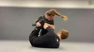 Guard Drills High Knee Shield Guard Passing Retention Concepts and Bottom Sweeps [upl. by Ahsetan]