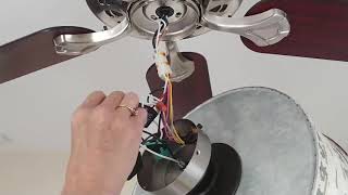 Quickly Install a Unique Ceiling Fan Light Kit 5 min max [upl. by Nylram]