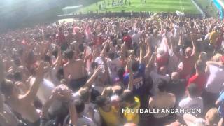 England fans sing HEY JUDE in Belo Horizonte Brazil World Cup [upl. by Huberto]