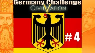 Civ 5 Germany NO CITY Challenge Part Four [upl. by Miarhpe402]