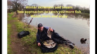 FISHING TUTORIAL TWO APPROACHES TO CATCH MORE  winter skimmers and bream [upl. by Chrisse470]