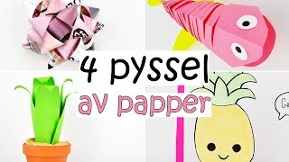 4 PYSSEL  med papper [upl. by Ahsyak]