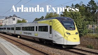 Arlanda Express 2023  Fastest way to Arlanda Airport [upl. by Htiffirg808]