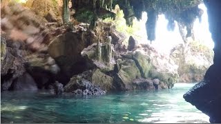 Kayaking through a Cave  Railay Beach amp Tonsai Beach Thailand [upl. by Barbuto]