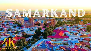 Samarkand Uzbekistan 🇺🇿 4k ULTRA HD  Drone footage [upl. by Akinyt854]