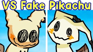 Friday Night Funkin VS Mimikyu  Fake Pikachu Pokemon FNF ModHaunted Pokedex [upl. by Griffie]