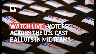 LIVE Voters across US cast ballots in midterm elections  AP [upl. by Erv412]