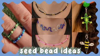 10 Ways to Use Seed Beads EASY Jewelry to make this Summer [upl. by Isolt]