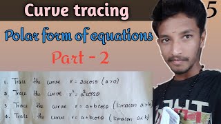 Tracing of polar curves tracing of limacon [upl. by Laehcym970]