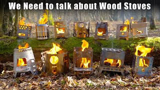 Wood Burning Camp Stoves Compared  My Collection [upl. by Teodoro]