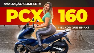 TESTE PCX 160 2023 MELHOR QUE NMAX PCX160 PONTOS NEGATIVOS E POSITIVOS CONSUMO SEGURO  REVIEW [upl. by Aes]