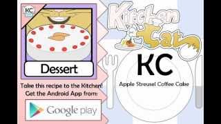 Apple Streusel Coffee Cake  Kitchen Cat [upl. by Beutner283]