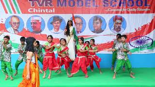 PUNYABHOOMI NAA DESHAM DANCE PERFORMANCE STYLE THE ENERGETIC DANCE SCHOOL [upl. by Filahk525]