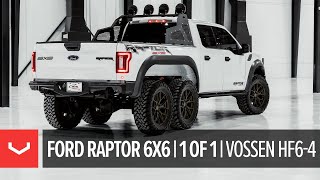 Ford Raptor 6x6  One of a kind  Vossen HF64 Wheels [upl. by Ydnam]