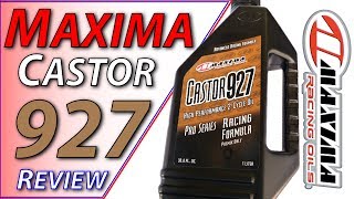 Maxima Castor 927 2Stroke Oil Review  Fix Your Dirt Bikecom [upl. by Dorrehs]