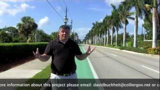 Green Bike Lanes in Naples Florida [upl. by Sparke356]