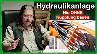 Einfache Hydraulikanlage Teil 3 Die Rücklaufleitung erklärt [upl. by Priscella937]