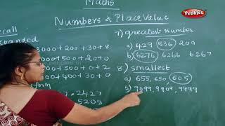 Numbers amp Place value  Part 1  5th std Maths Syllabus  Mathematics [upl. by Rhtaeh172]