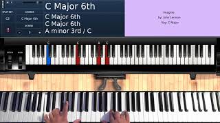 Imagine by John Lennon  Piano Tutorial [upl. by Greenstein853]