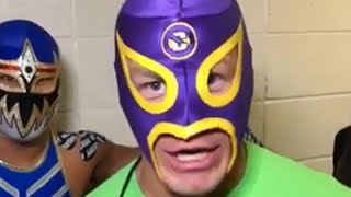 Kalisto on Juan Cena  John Cenas Lucha Libre alter ego [upl. by Alaecim528]