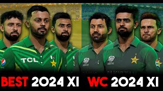 WHAT IF Pakistan Play Againts Not Playing WC 2024 XI  Cricket 24 [upl. by Soane180]