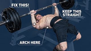 How To Get A Huge Bench Press with Perfect Technique [upl. by Htieh]