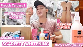 SCARLETT WHITENING BODY LOTION  SCARLETT BODY SCRUB DAN SCARLETT BODY SHOWER SCRUB REVIEW [upl. by Aicnelav387]