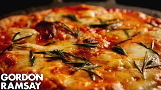 How to Make Margherita Pizza at Home  Gordon Ramsay [upl. by Leuqar550]