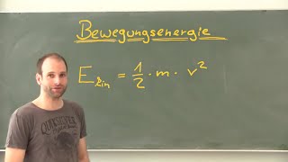 Bewegungsenergie  kinetische Energie [upl. by Nolaj]