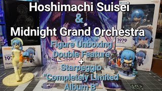 Hoshimachi Suisei Nendoroid amp Starpeggio Limited B Album Figure Unboxing Double Feature Hololive [upl. by Odlaniger508]